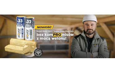 Nowa linia produktów ISOVER PRO do izolacji cieplnej poddasza